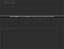 Tablet Screenshot of bereber.com